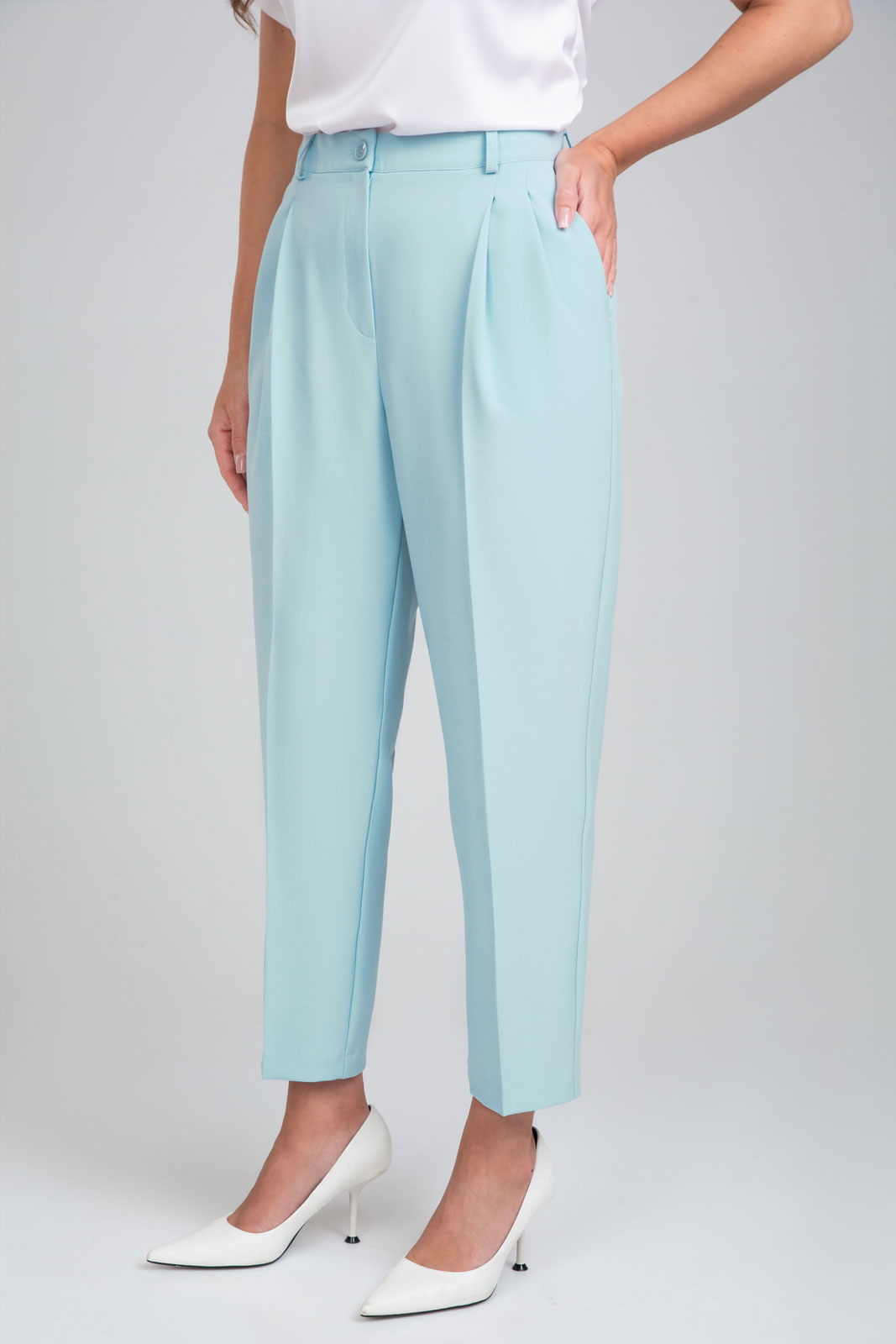 Брюки 310 голубой цвет 42-52