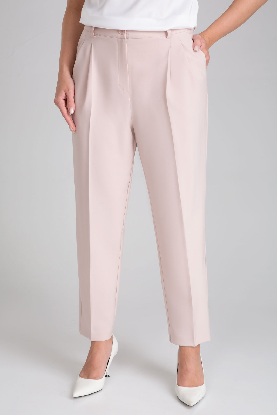 Брюки 310 цвет пудра 42-52
