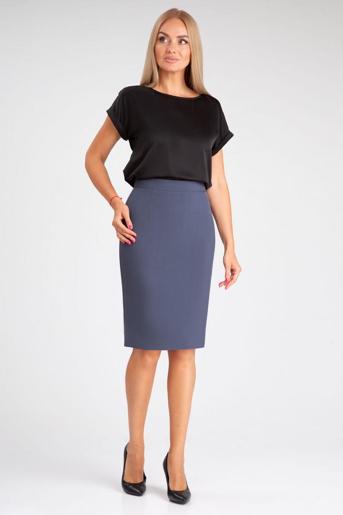 Юбка 508 цвет графит 42-52