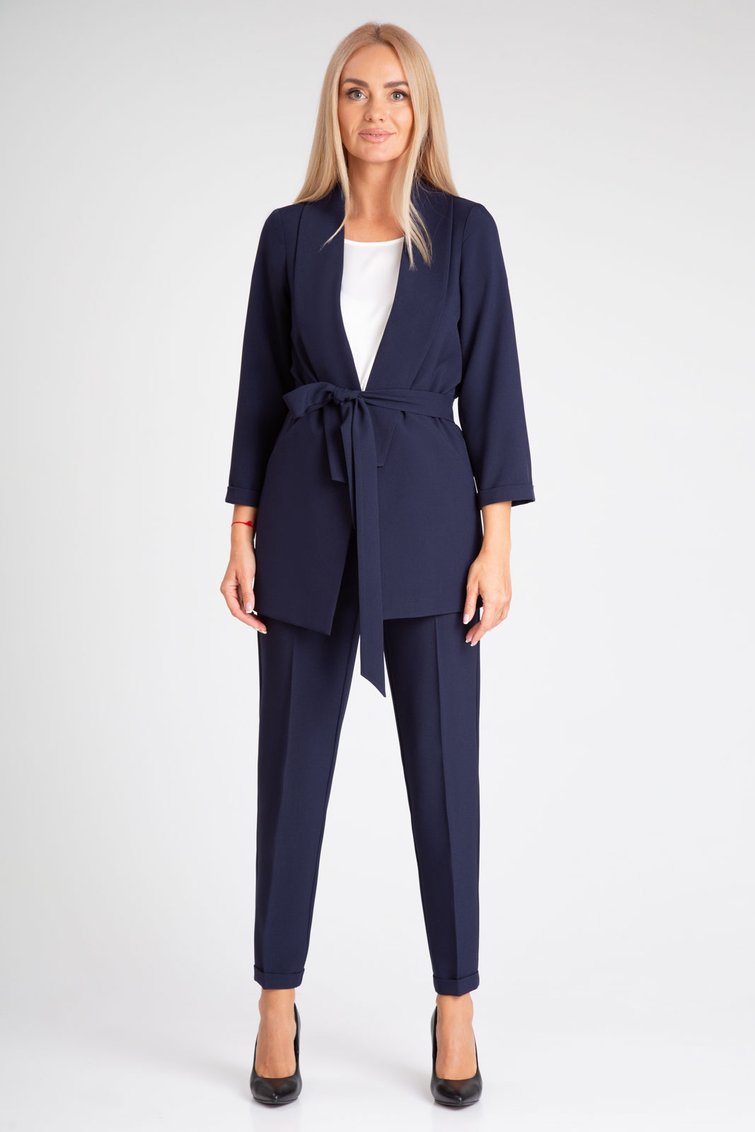 Костюм брючный 10305 синий цвет 42-58