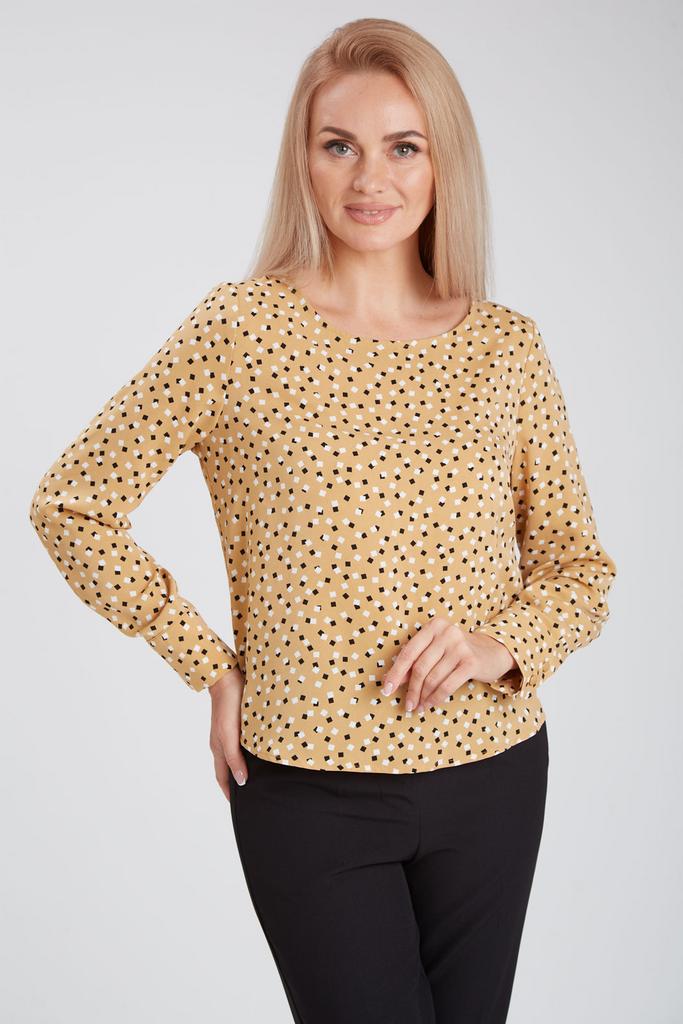 Блузка 417/1 принт ромбики 42-58