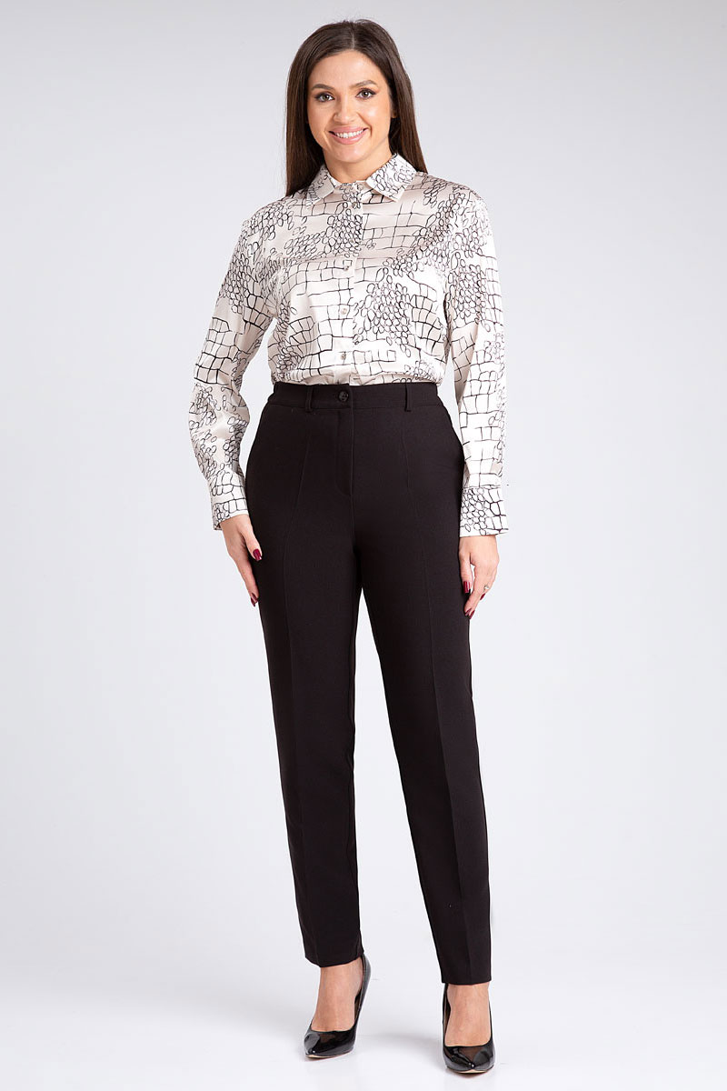 Брюки 303-П черный цвет 42-58