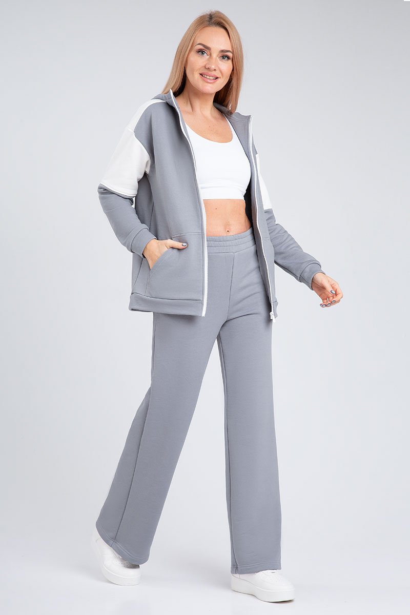 Костюм спортивный 61302/1 серый цвет 42-52