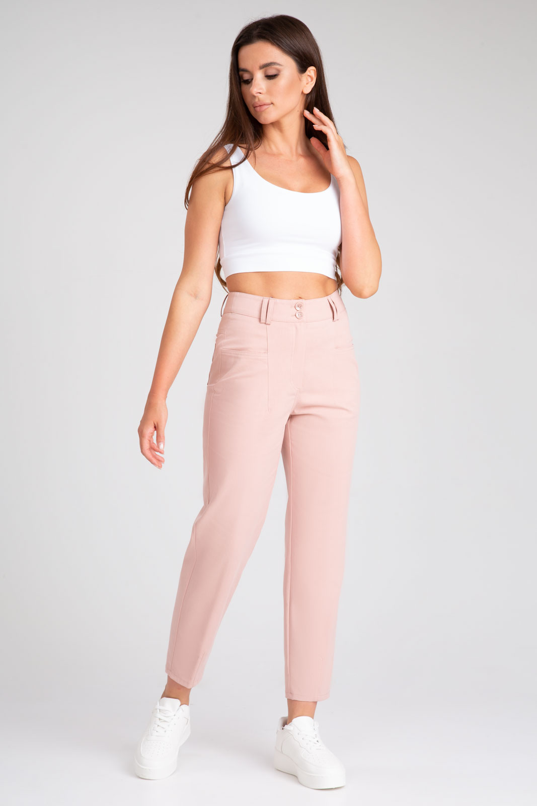 Брюки 306 розовый цвет 42-52