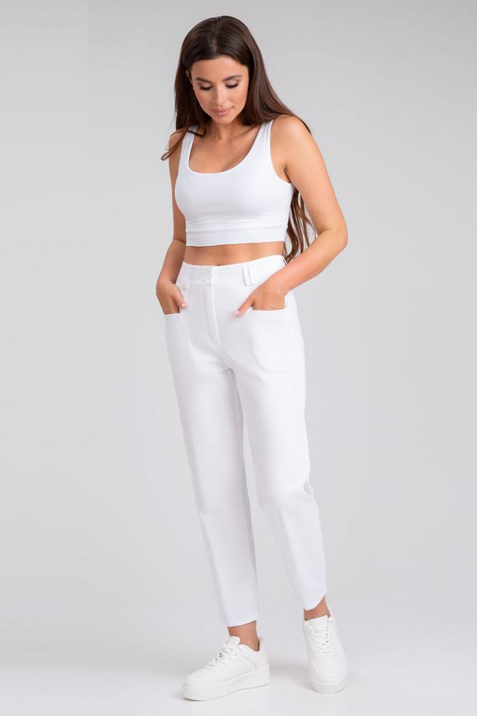 Брюки 306 белый цвет 42-52