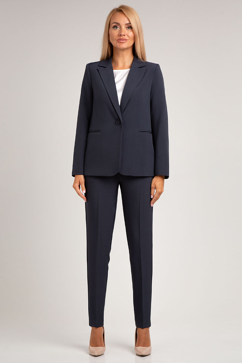 Костюм брючный 10403/1 цвет темный графит 42-58