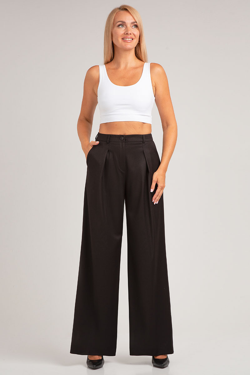 Брюки 313 черный цвет 42-52