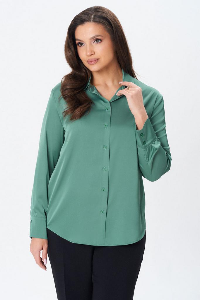 Блузка 416 цвет зеленый 42-58
