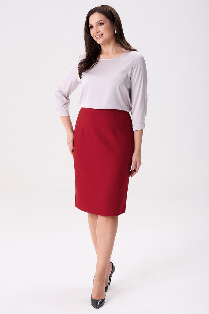Юбка 509 красный цвет 46-56