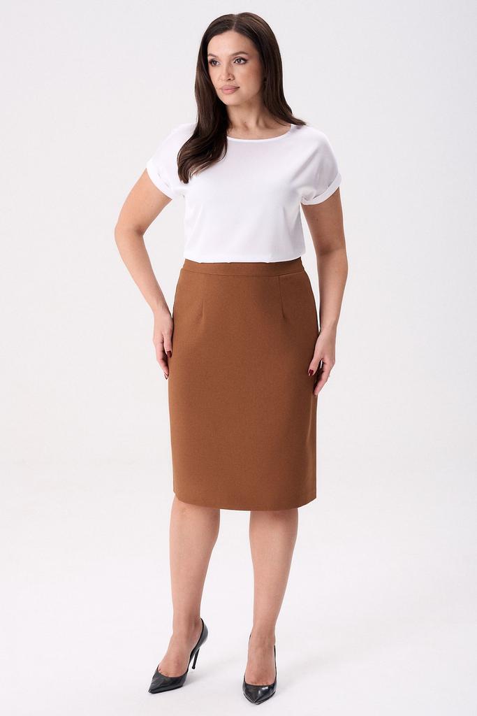 Юбка 509 цвет терракот 46-56