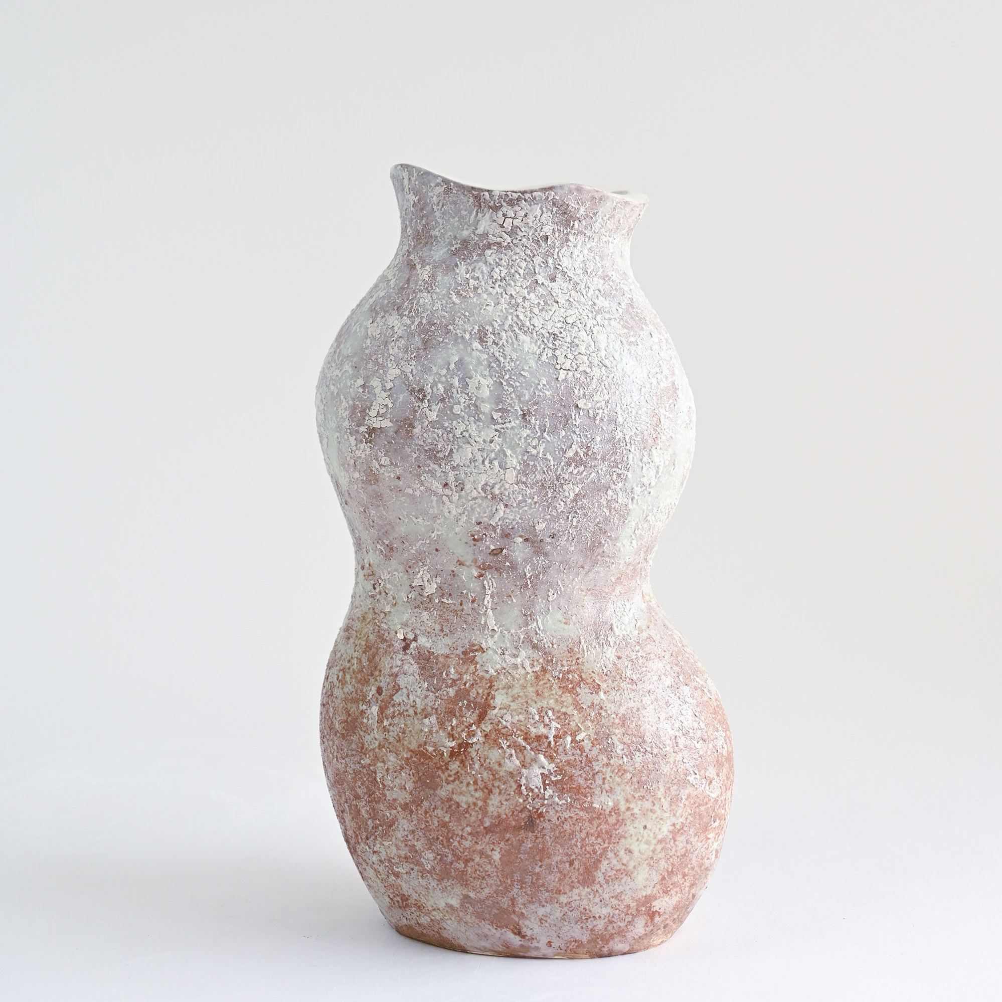 Handmade ceramic vase wabi sabi rustic style Portugal