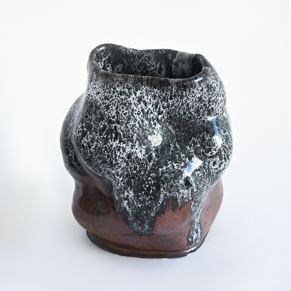 Handmade ceramic vase art object