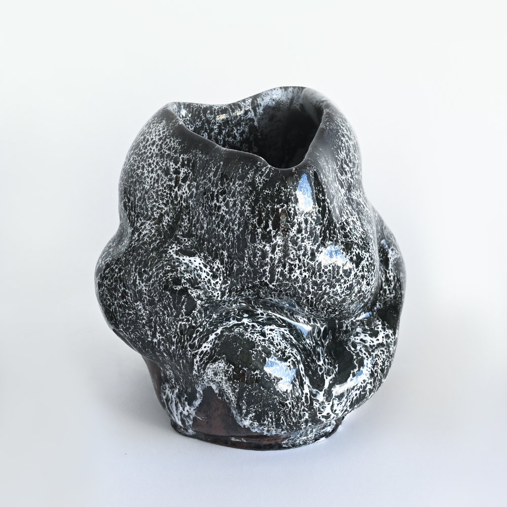 Handmade ceramic vase art object