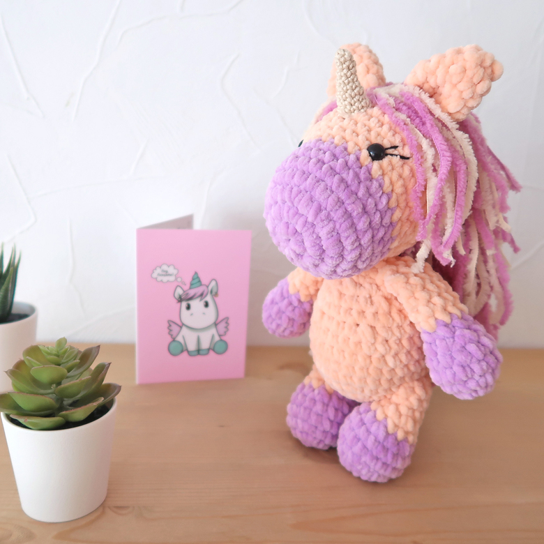 Мастер-класс, плюшевый единорог