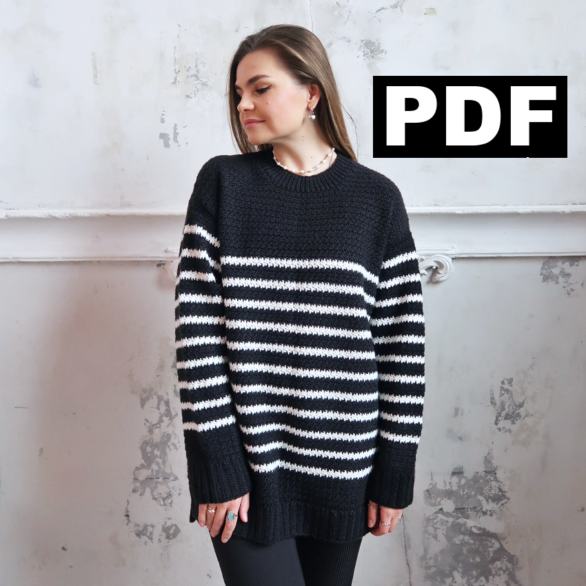 Мастер-класс по вязанию крючком ДЖЕМПЕРА ВОГ