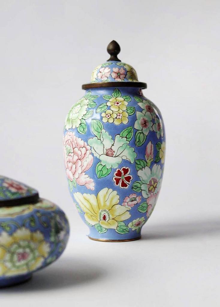 Чайница клуазоне