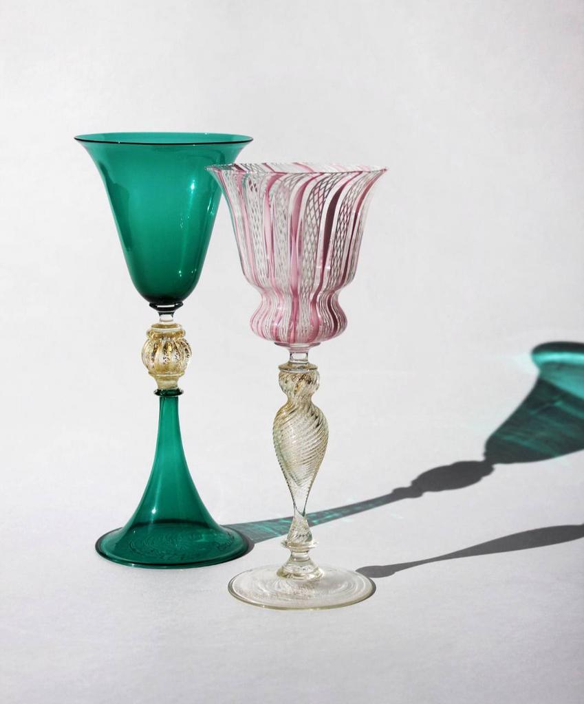 Венецианские бокалы-кубки
