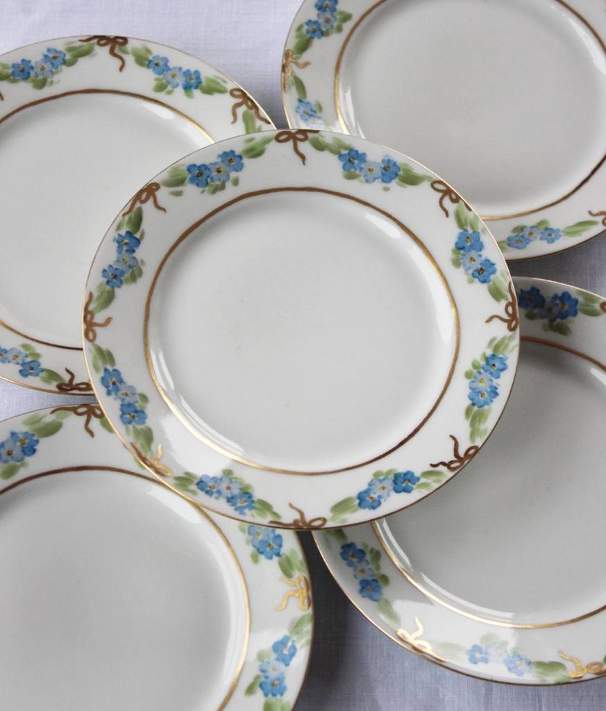 Антикварные пирожковые тарелки Limoges