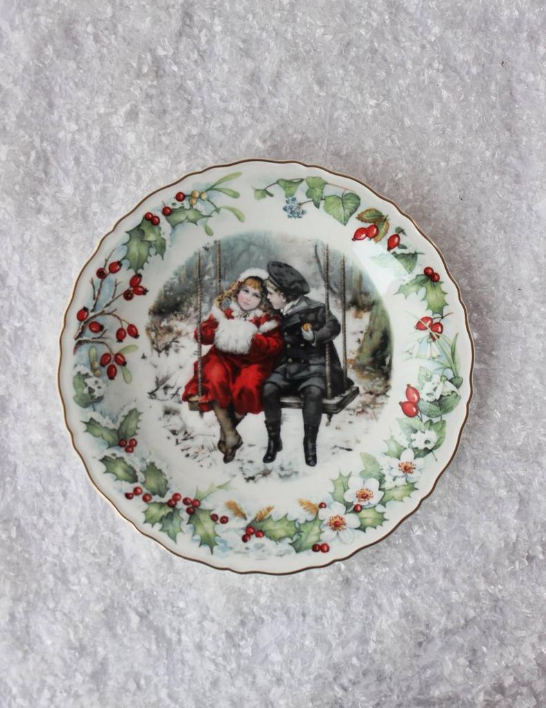 Рождественская тарелка Wedgwood 1989 год