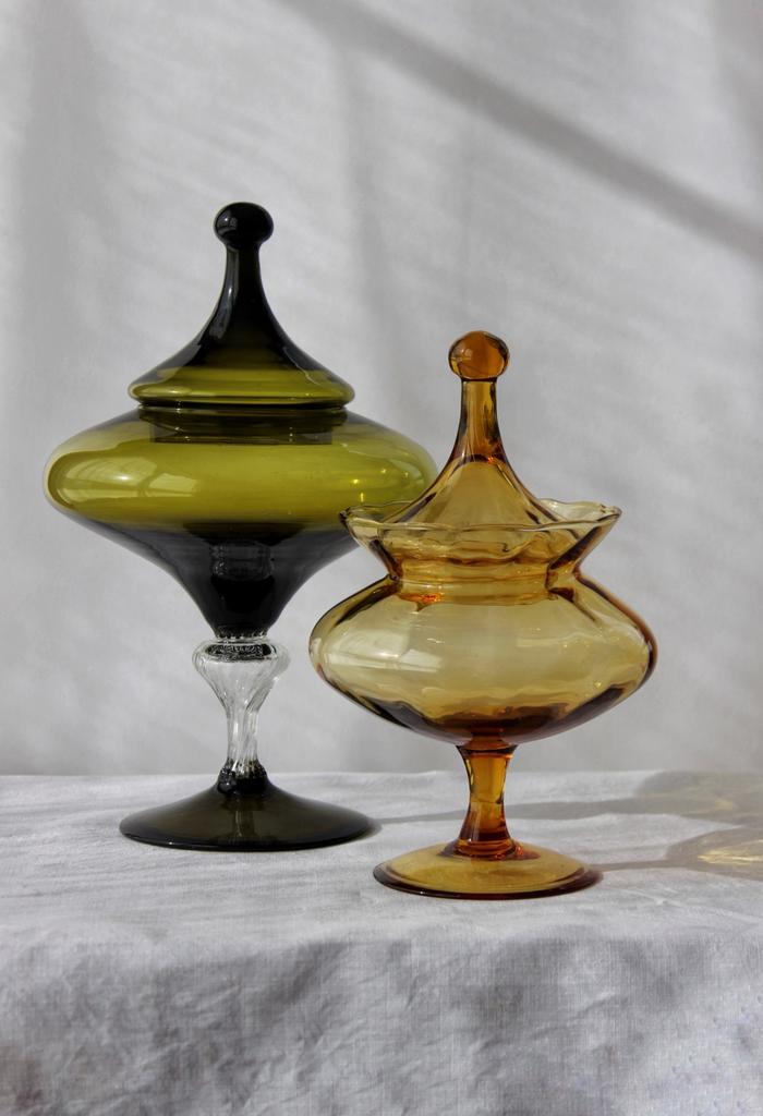 Пара бонбоньерок Empoli Glass