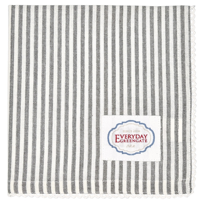 GreenGate салфетка  Alice stripe grey