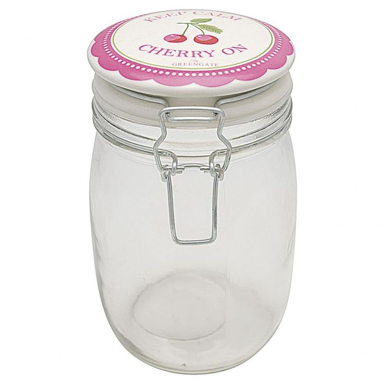 GreenGate банка для хранения Cherry стекло 1 литр