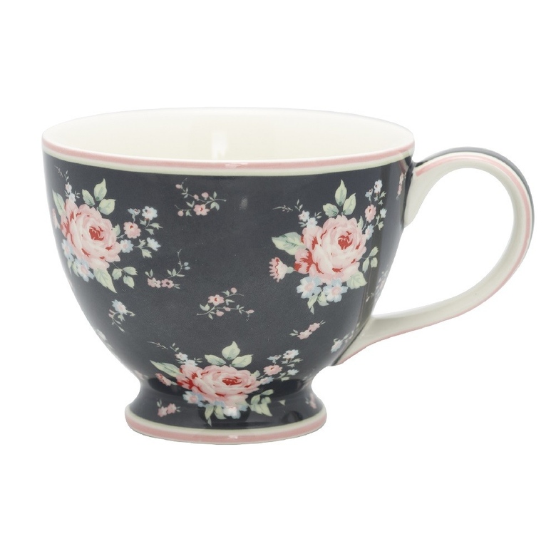 GreenGate чашка Marley dark grey300 мл