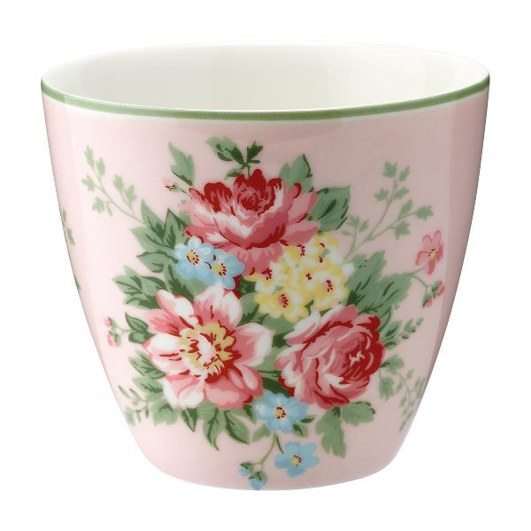 GreenGate чашка латте Aurelia pink 250 мл