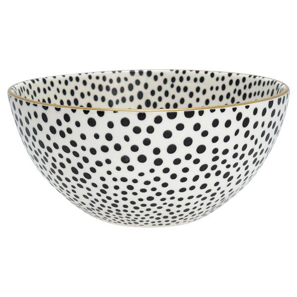 GreenGate пиала большая Dot black