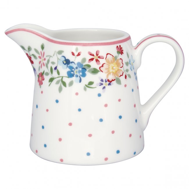 GreenGate молочник Belle white