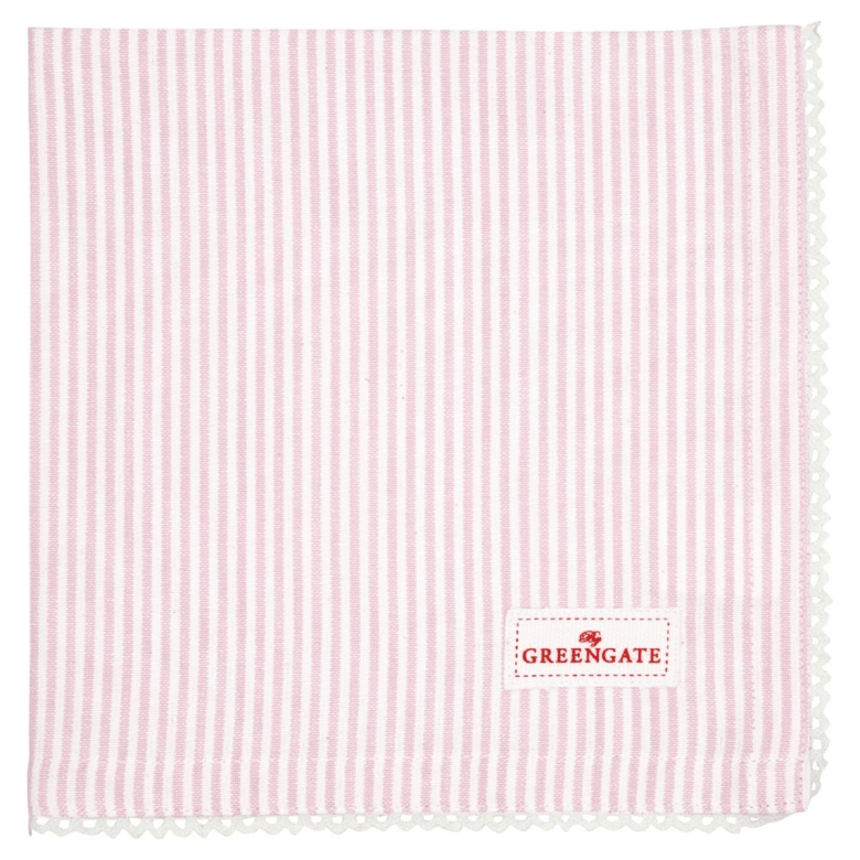 Greengate салфетка Zoe pale pink 40х40 см