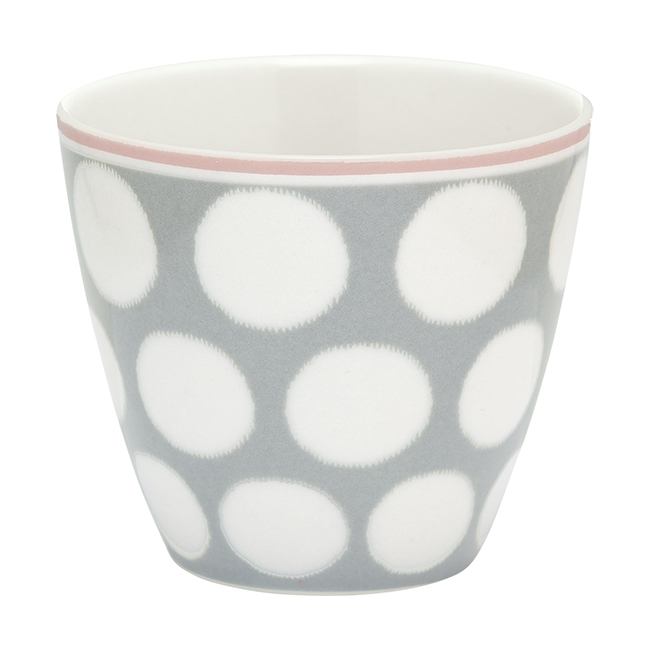 GreenGate Чашка для латте Aura grey 300 ml