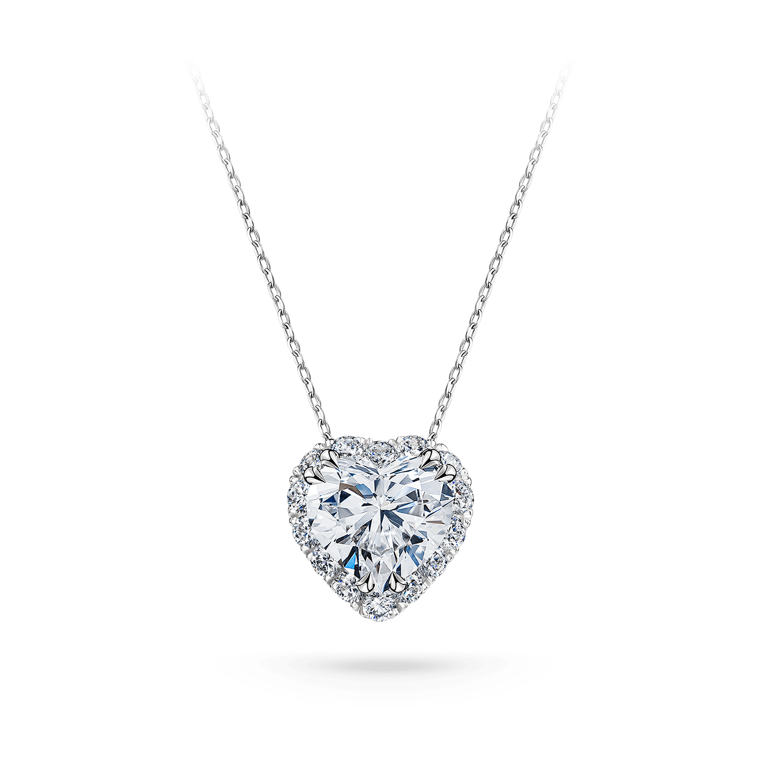 Бриллиантовая подвеска Сердце