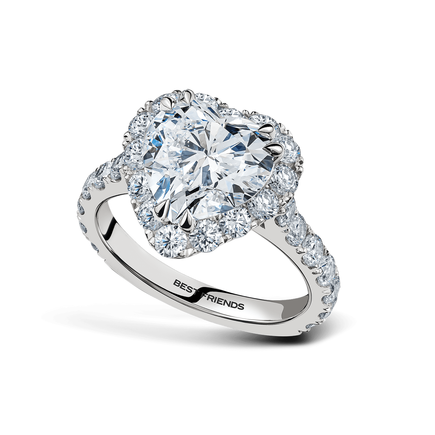 Кольцо Бриллиантовое Сердце