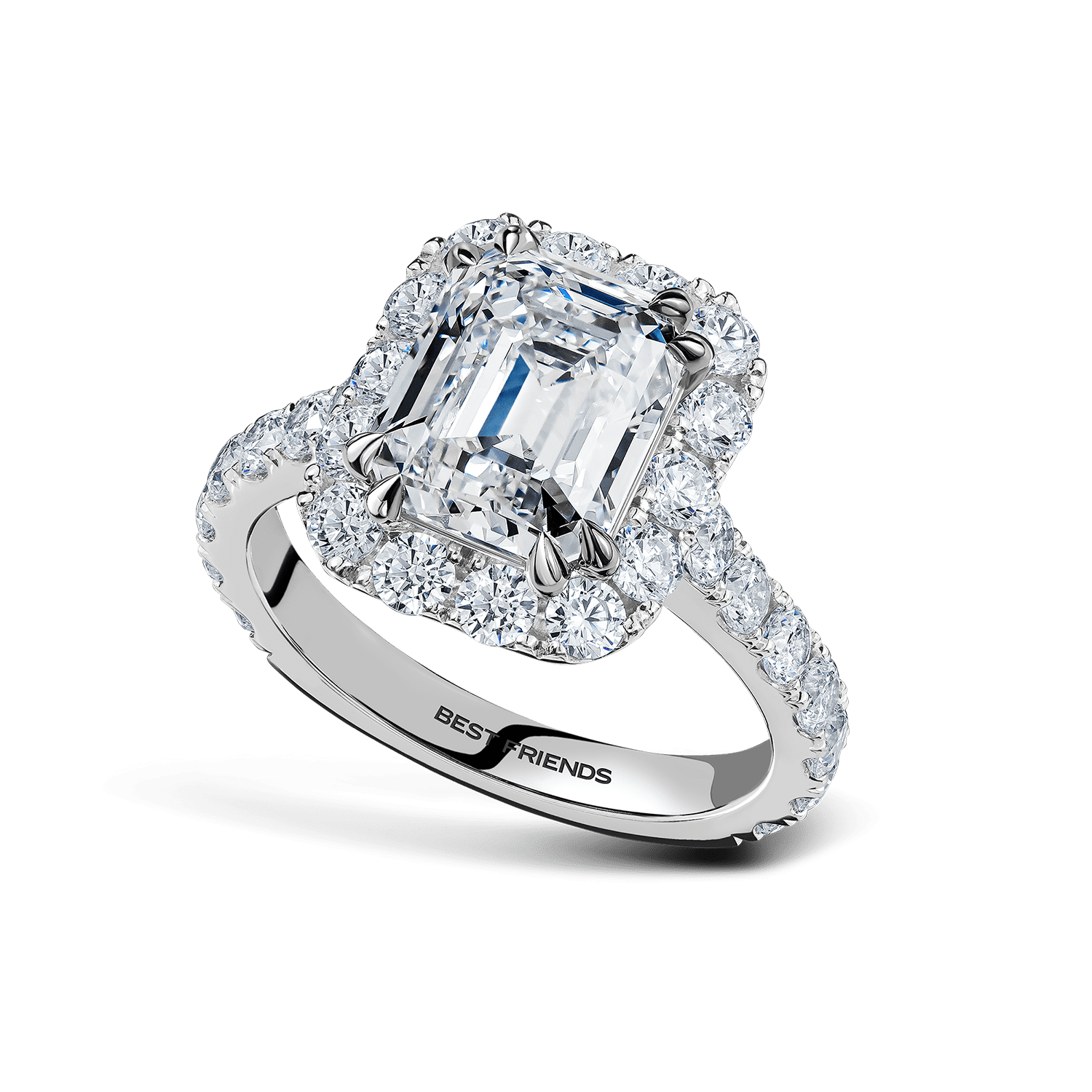 Кольцо Бриллиантовое Эмиральд