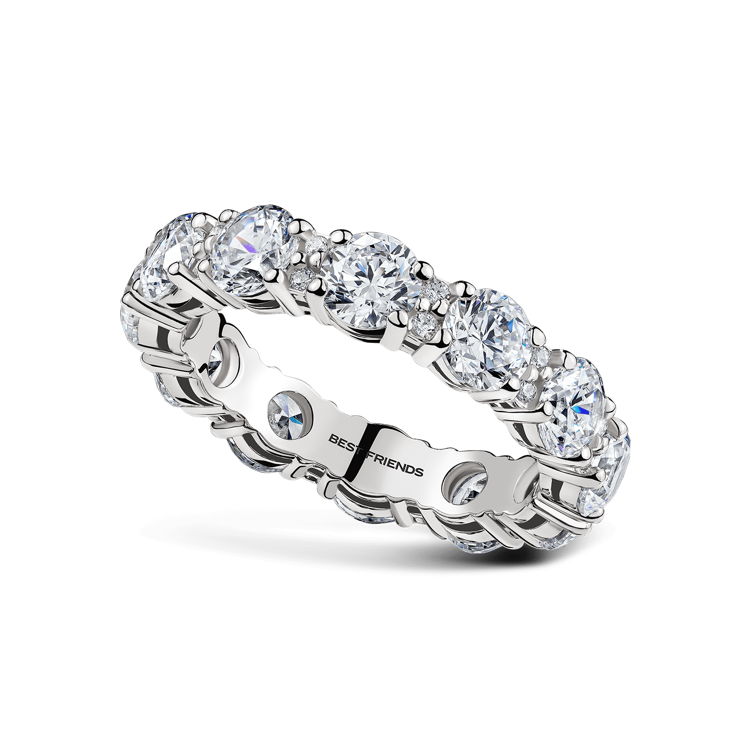 Кольцо Бриллиантовая Дорожка