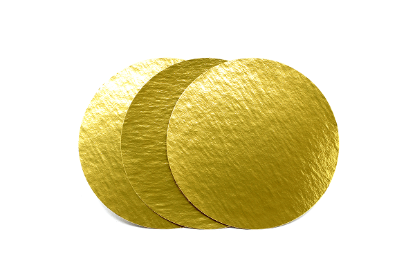 Подложка золото 0,8 мм, диаметр 30 см