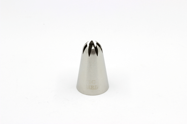 Насадка кондитерская ЗАКРЫТАЯ ЗВЕЗДА 8 лучей № 1C