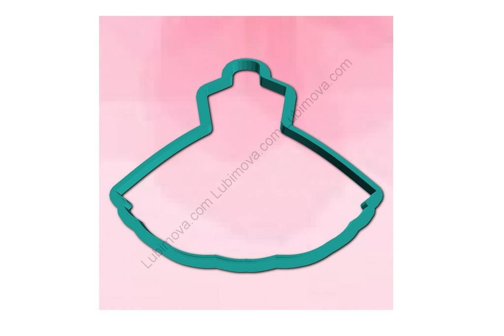 Платье 2,  11 см (форма)