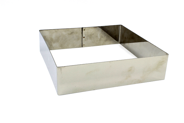 Форма для выпечки квадрат металл, h 8 см, 18*18 см