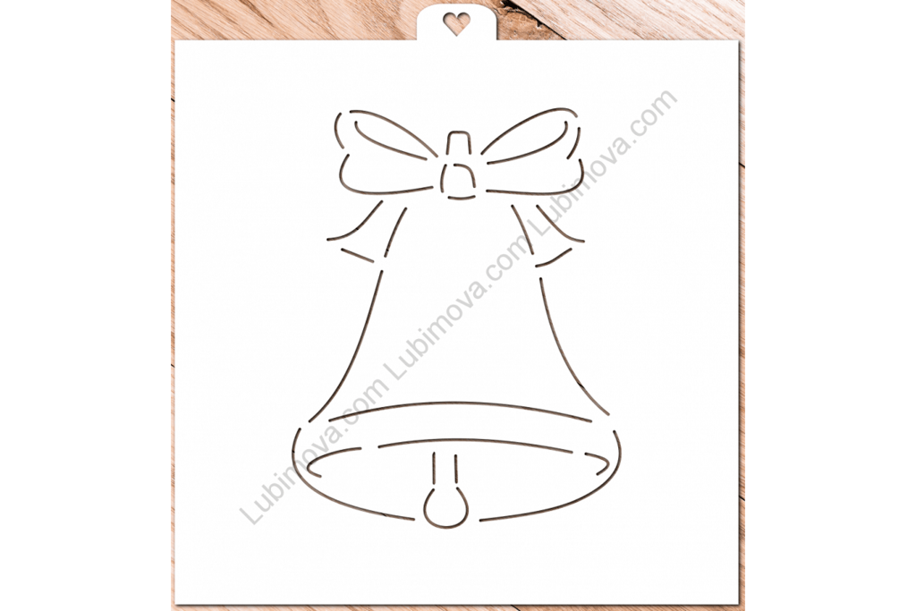 Трафарет Колокольчик 4