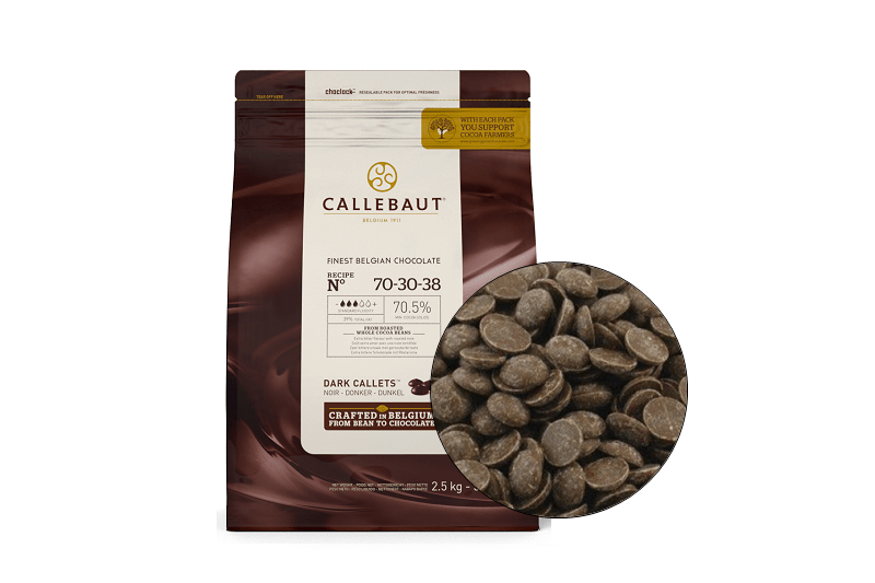 Шоколад горький, 70,5% CALLEBAUT, 1 кг