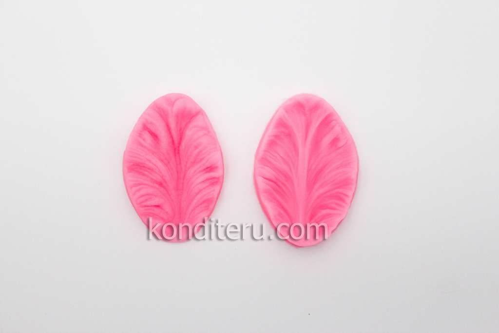 Молд "Лист тропических растений", 6,3х4 см