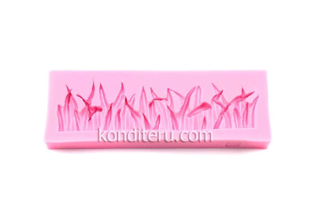 Молд "Травка", 12х4х1,5 см