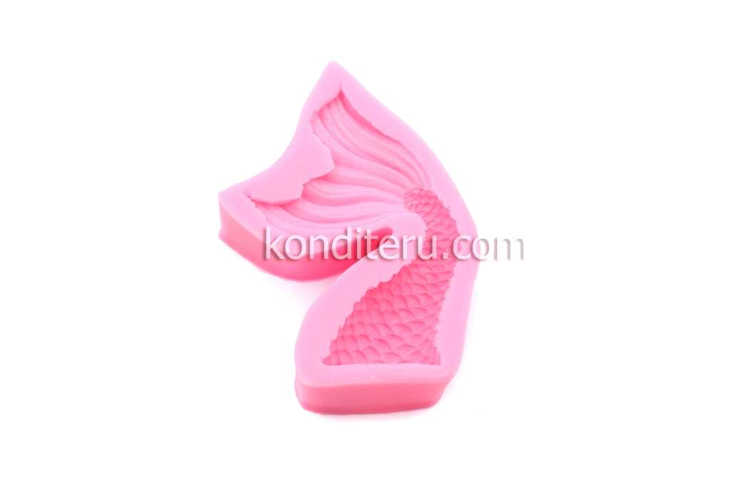 Молд "Хвост русалки", 10х5,8х2 см