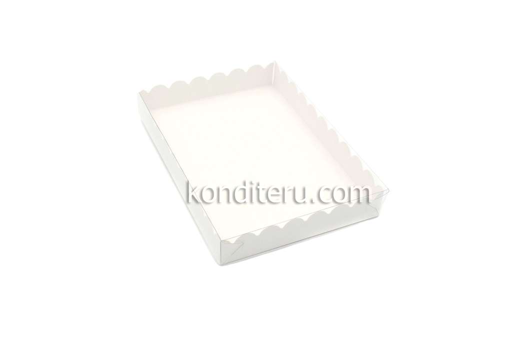 Коробка для пряников БЕЛАЯ 22*15*3 см