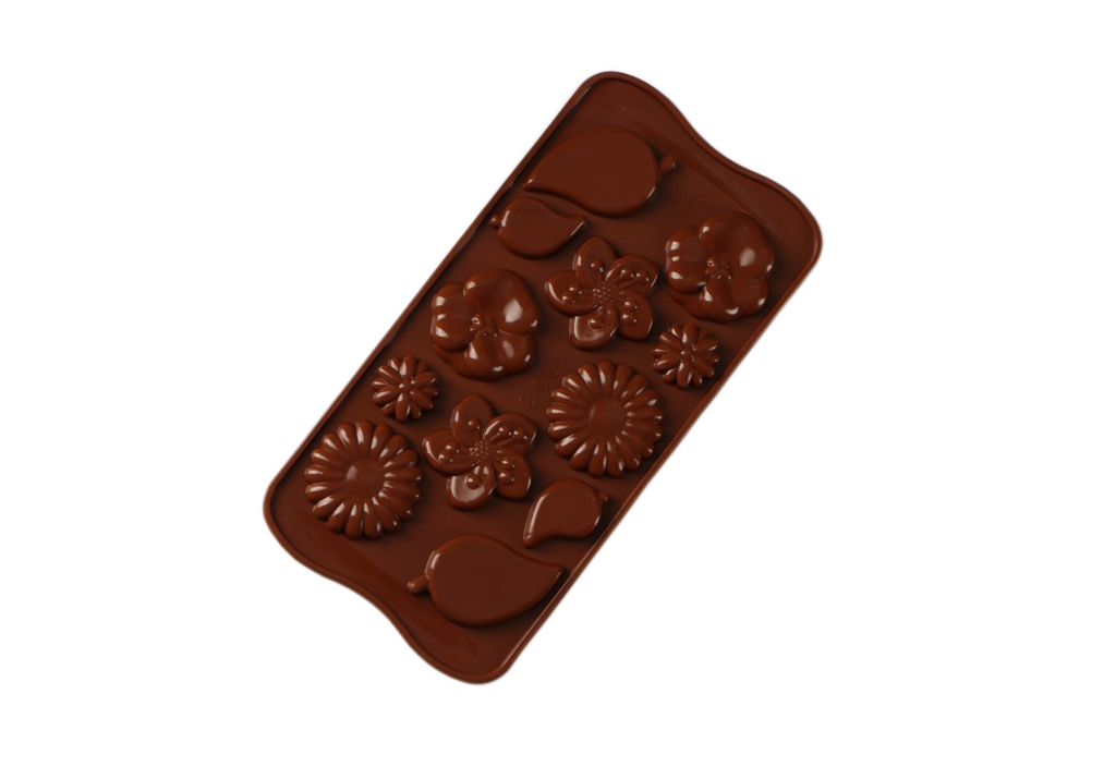Форма для льда и шоколада "Цветение", 12 ячеек