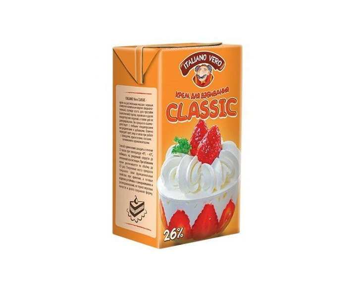 Крем на растительных маслах Italiano Vero 26%, 1 кг