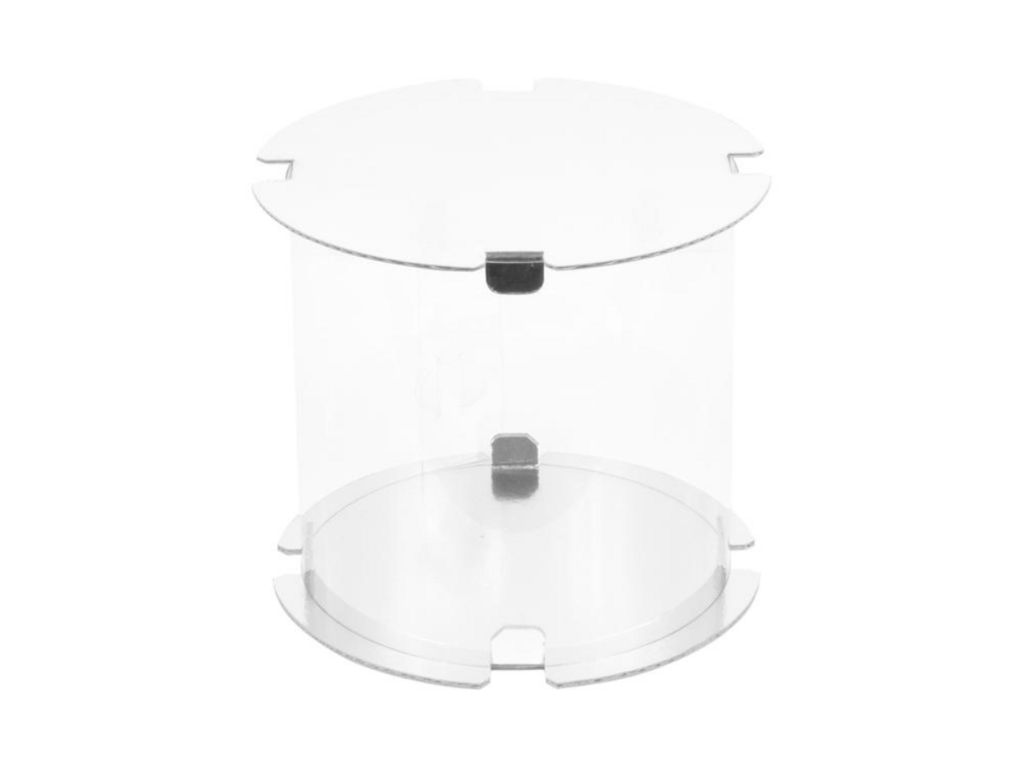 Коробка для торта "Тубус" 16*16 см, белая