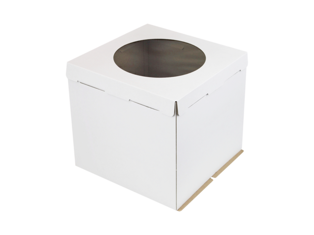 Короб под торт 36*36*36 см с окном (б)